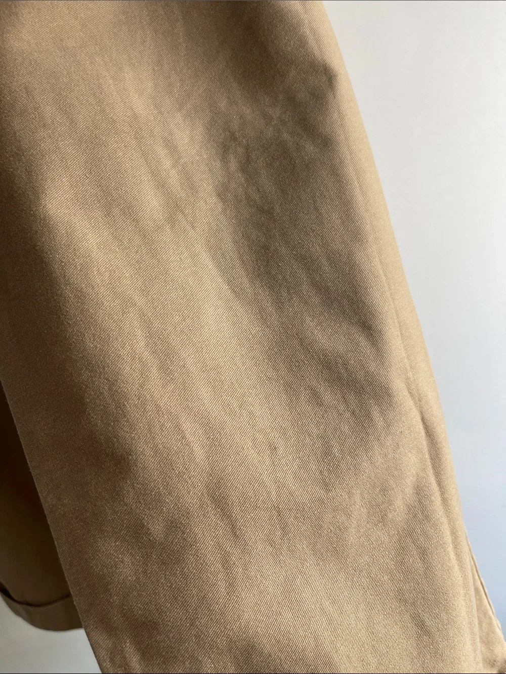 UNIQLO x Ines de la Fressange Tan Wide Leg Cotton Trousers French Girl Classic - Picture 6 of 16